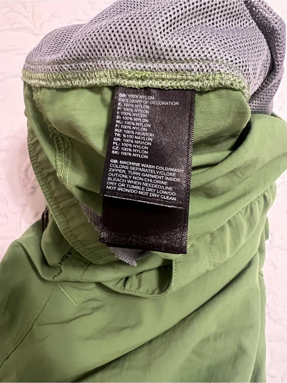 The North Face FlashDry Men’s Green Nylon Pull On Athletic Shorts size M
